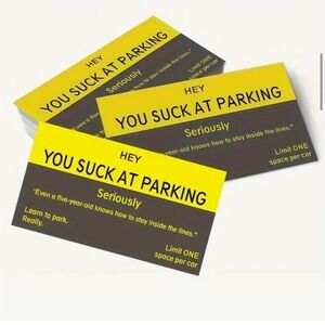 Funny parking cards 20ct